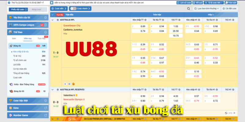 Kèo tài xỉu UU88 – Hiểu rõ luật chơi cùng kinh nghiệm cá cược chuẩn xác 